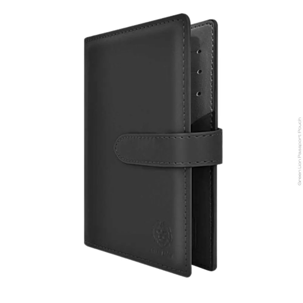 Green Lion Passport Pouch