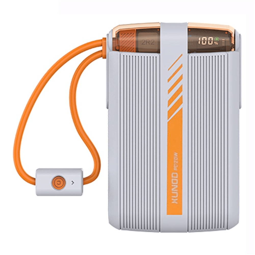 Xundd Fast Charge Power Bank with Dual Cables