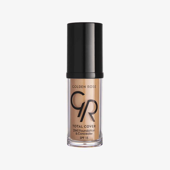 Total Cover 2in1 Foundation & Concealer de Golden Rose - Encuentra el ideal para tu piel.