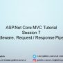 ASP.NET Core Tutorial - Session 7- Middleware, HTTP Pipeline