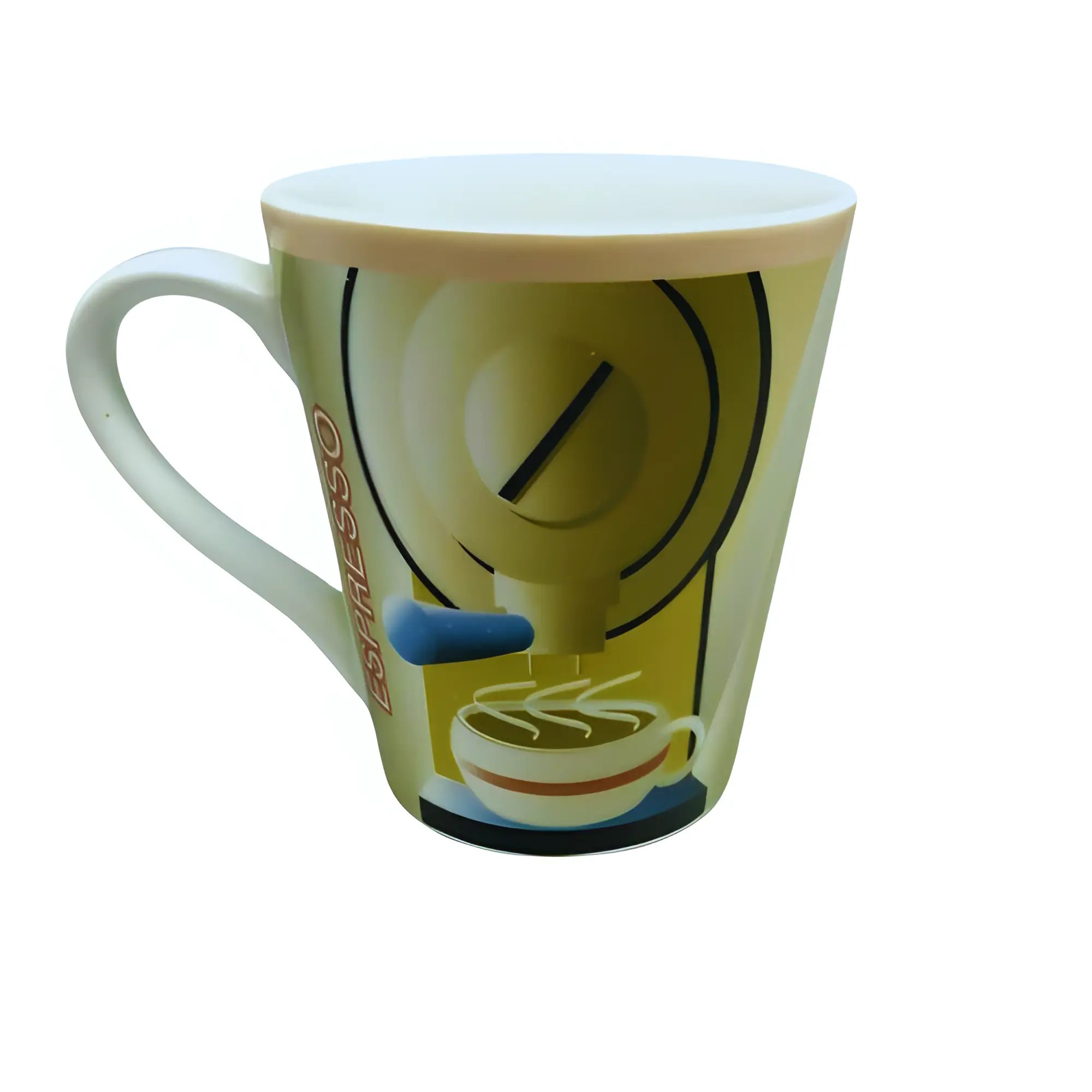 BOSTON WAREHOUSE Drinkware Ceramic Bistro Coffee Mug Collection 2004. Price14.84 USD, Golden Gate Emporium