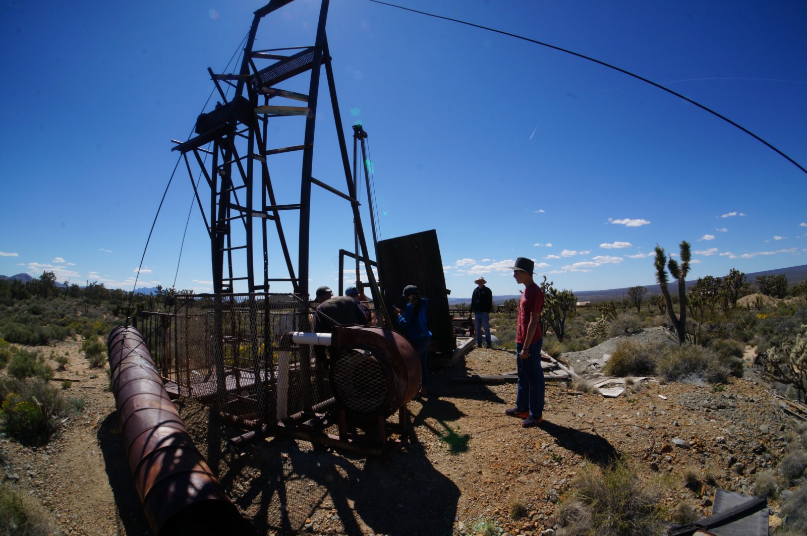 Death Valley Mine Head Frame