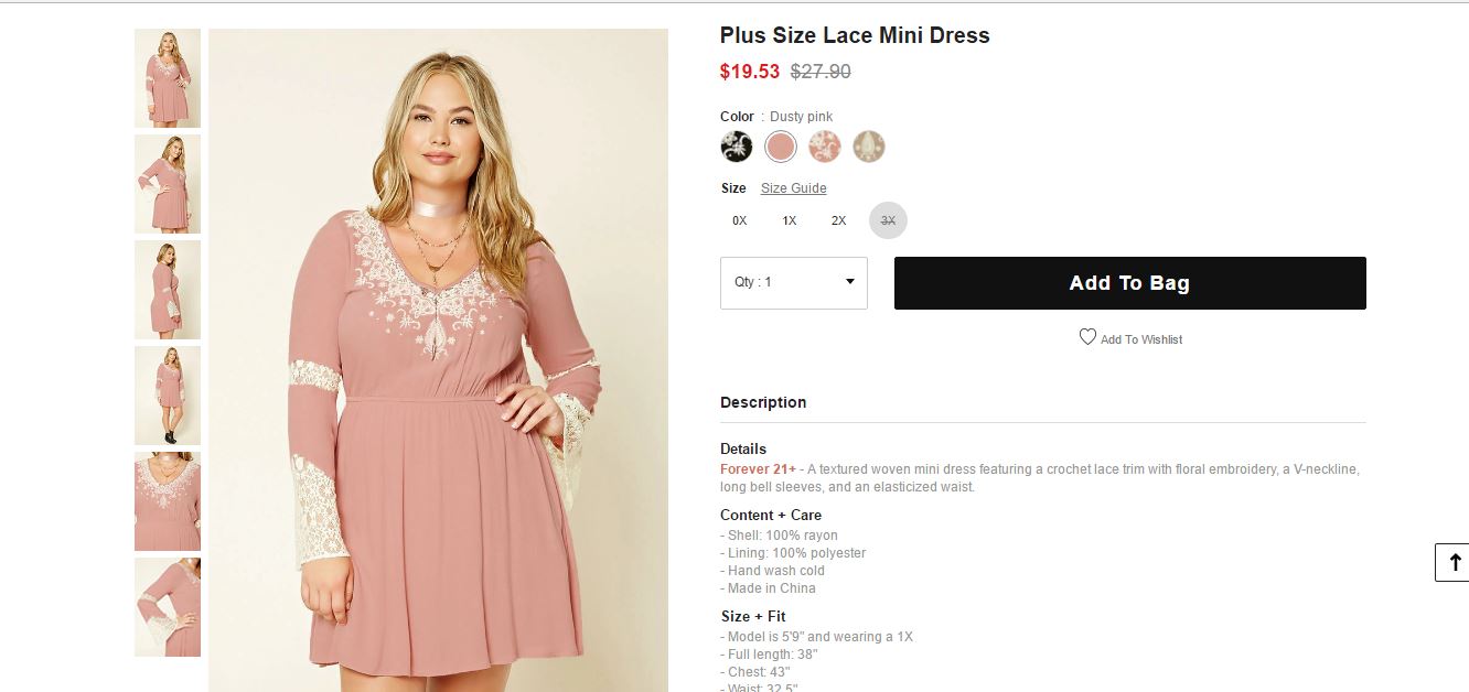 Plus Size Bell Sleeve Dress Forever 21 Online Store F7252 596c8