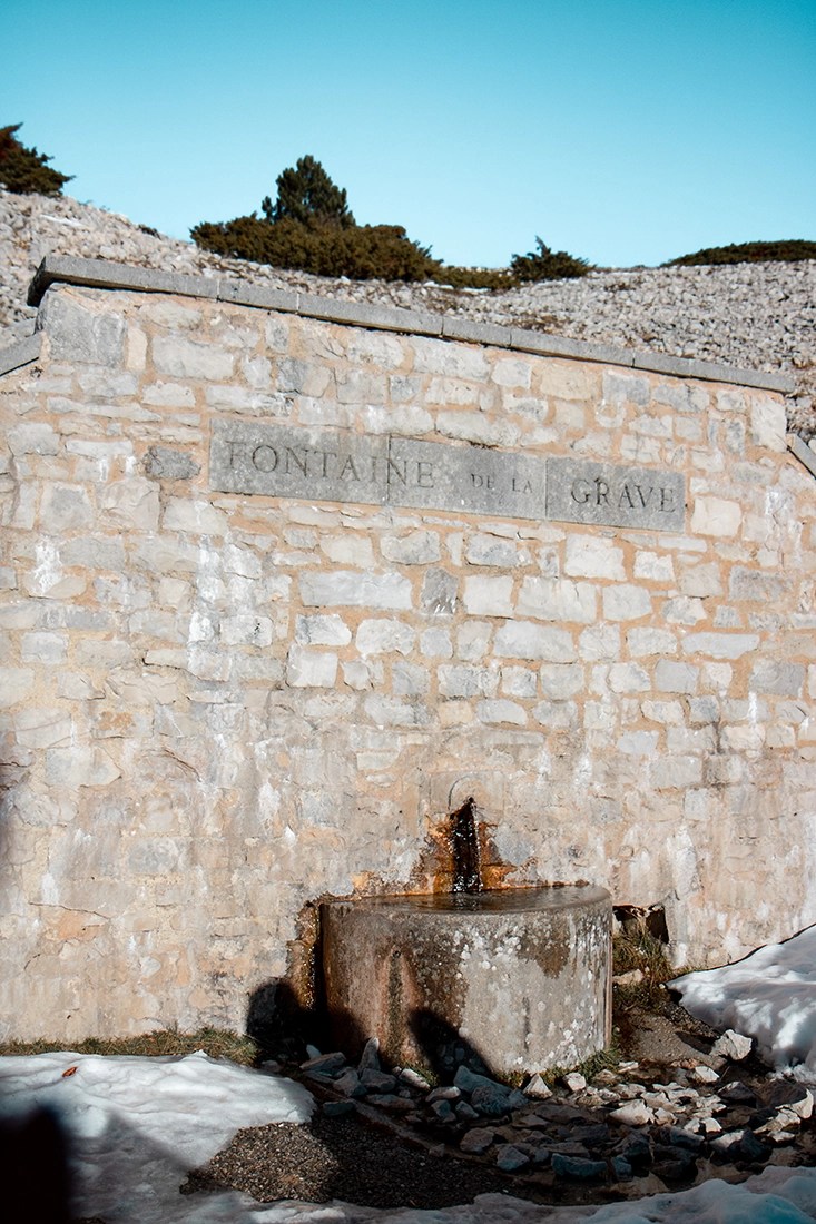 Le Mont Ventoux enneigé