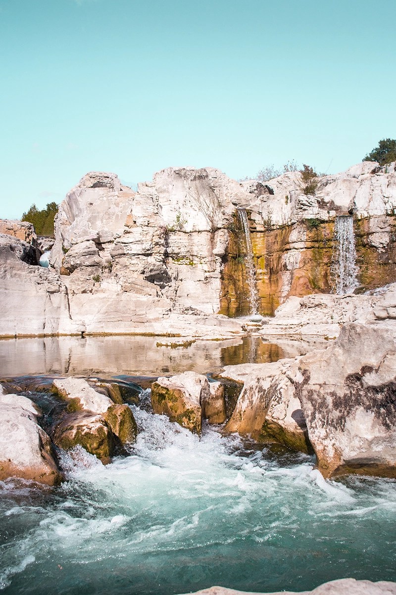 Vue des Cascades du Sautadet