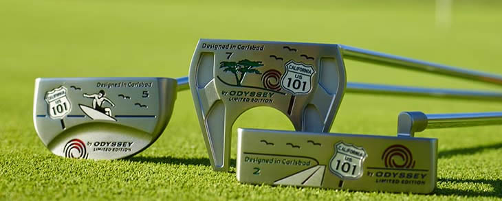Odyssey Unveil Limited Edition Highway 101 Putters - Golfalot