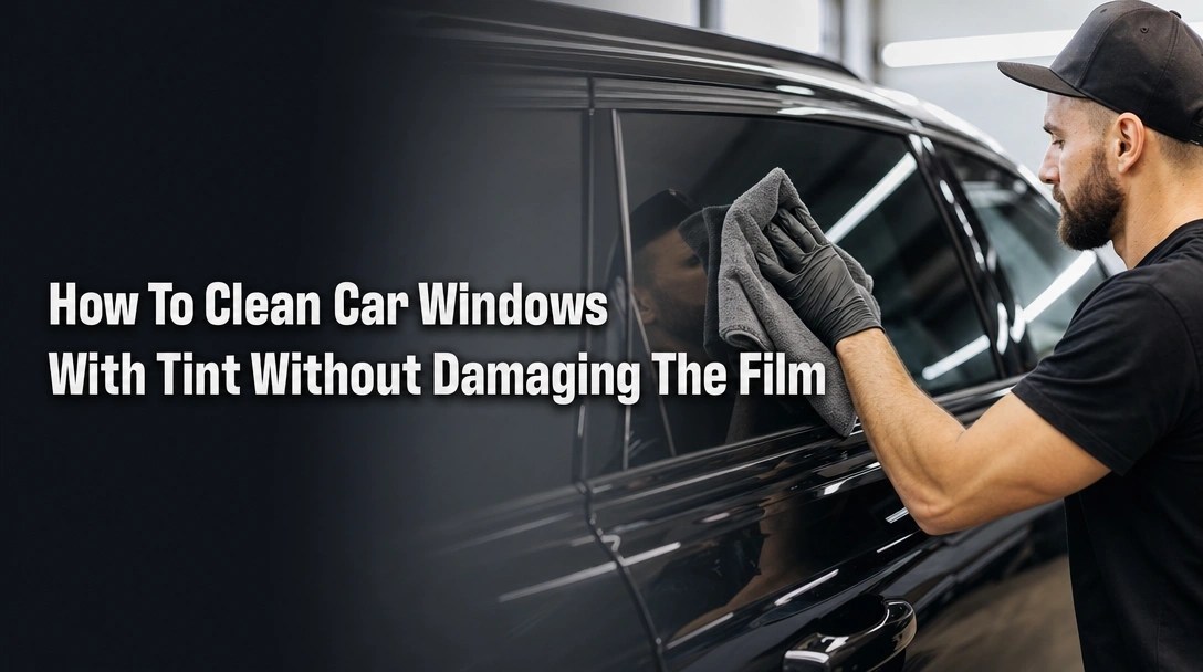 How To Clean Car Windows With Tint Without Damaging The Film