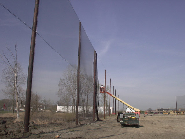 Golf Barrier Netting System