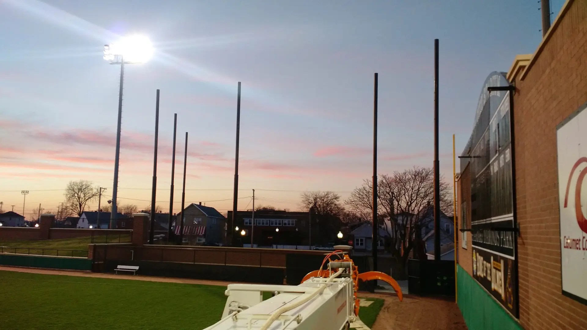 Baseball Field Netting Installation in Indiana