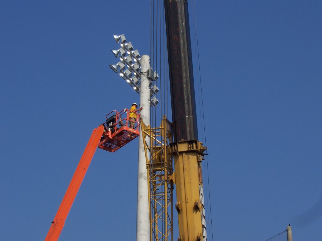 Sports Field Lighting Installation at University of Tampa