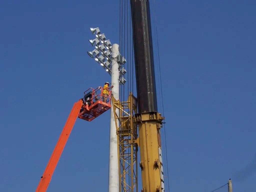 Sports Field Lighting Installation at University of Tampa