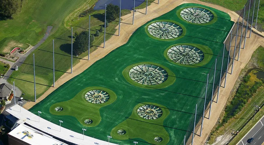 Golf Driving Range Barrier Netting TopGolf Wood Dale