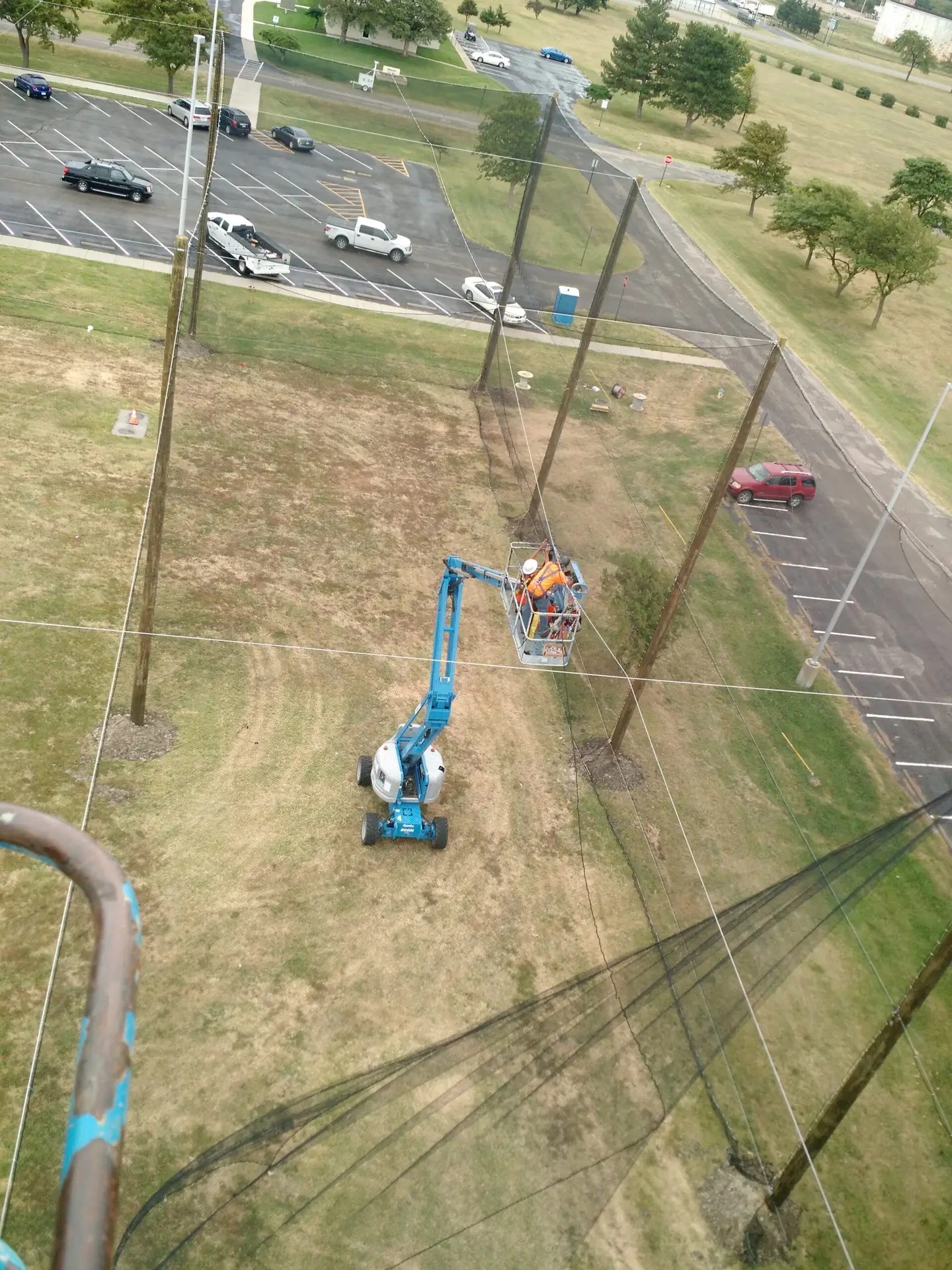 50-foot High Custom Netting Enclosure