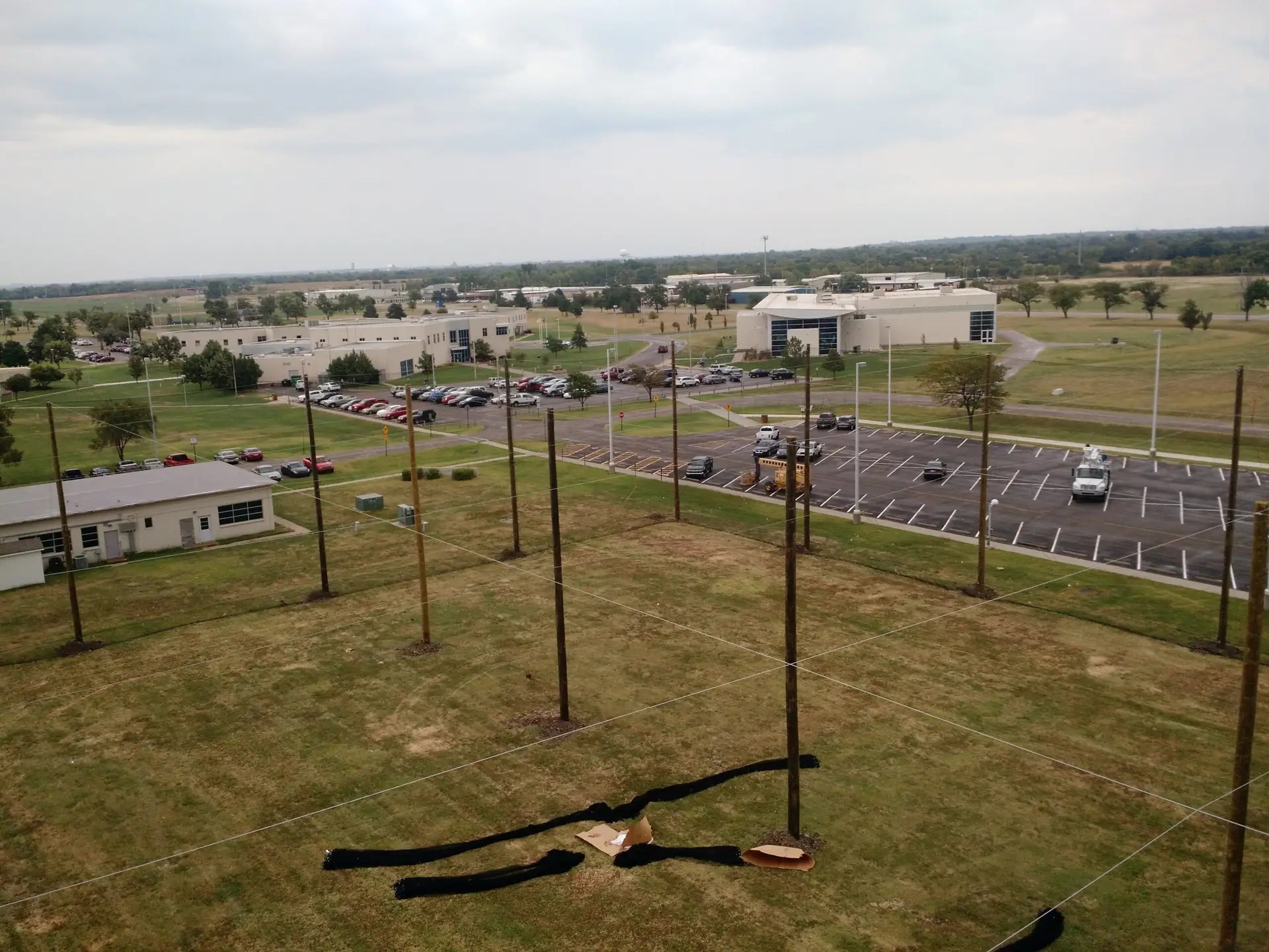 Enclosed Netting Structure Footprint