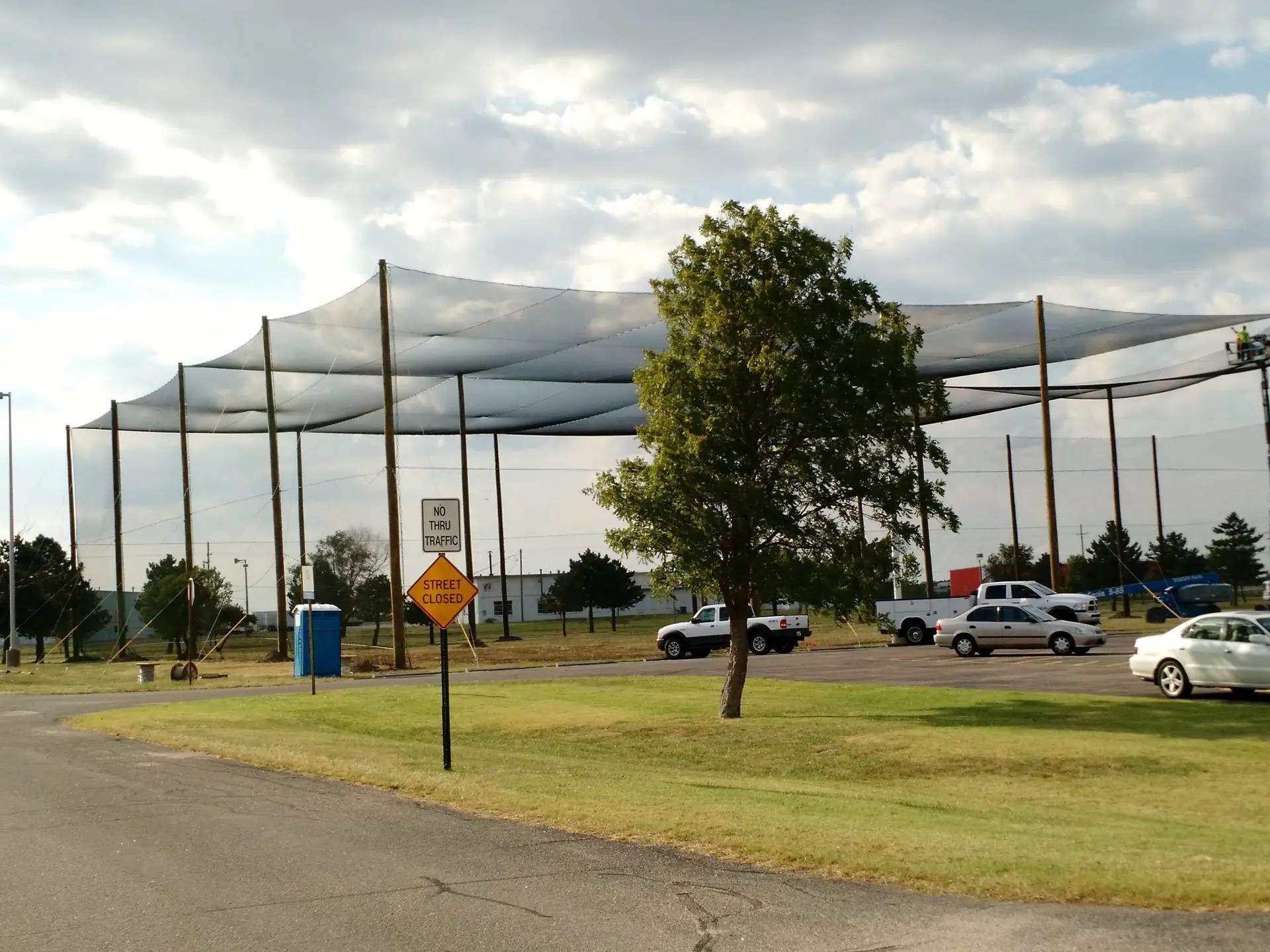 Completed Netting Enclosure