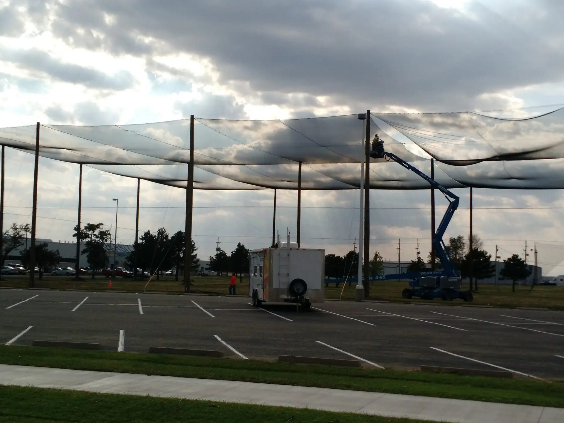 Kansas State Netting Enclosure