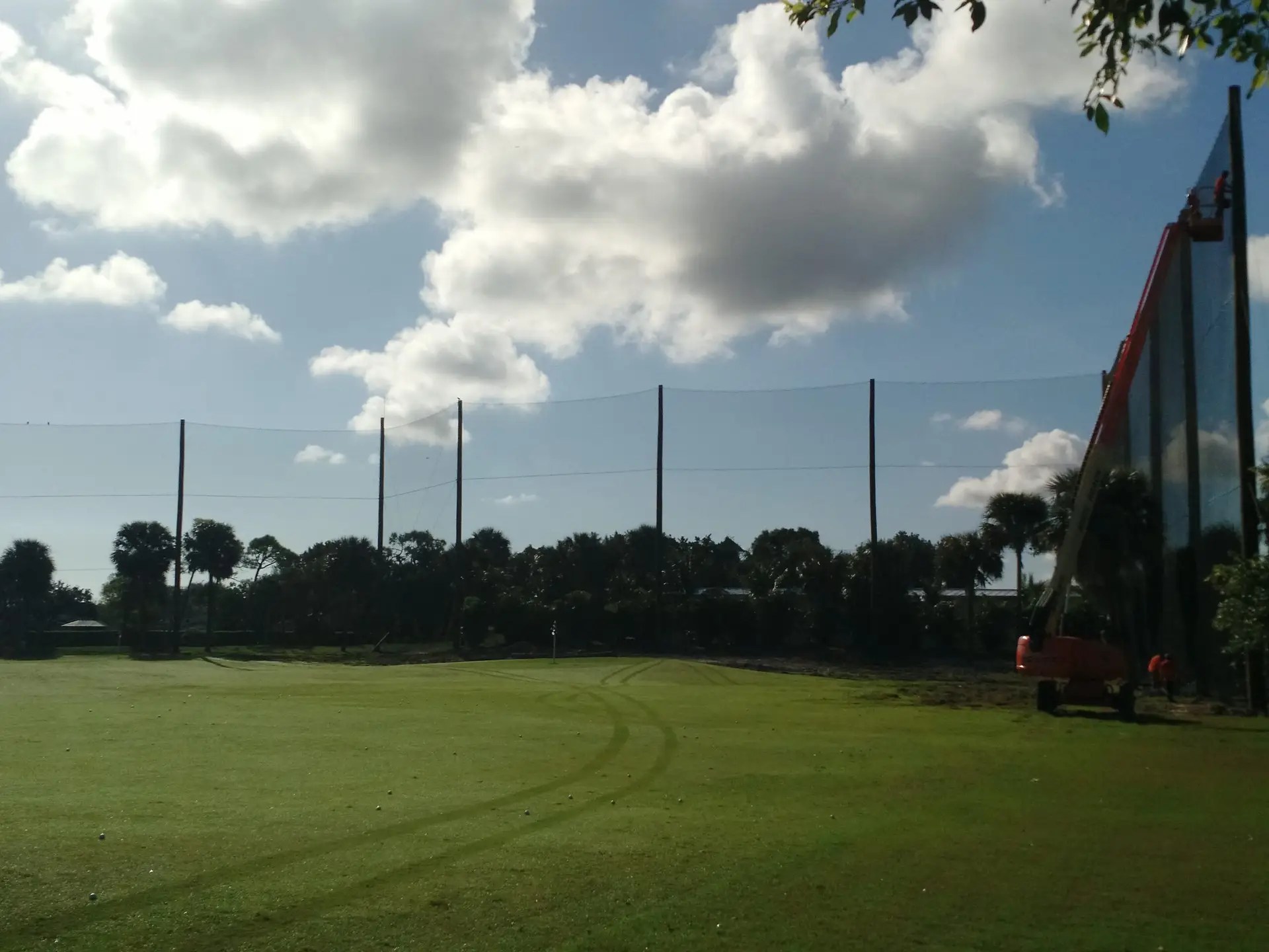 Golf Barrier Netting Install Jonathan's Landing