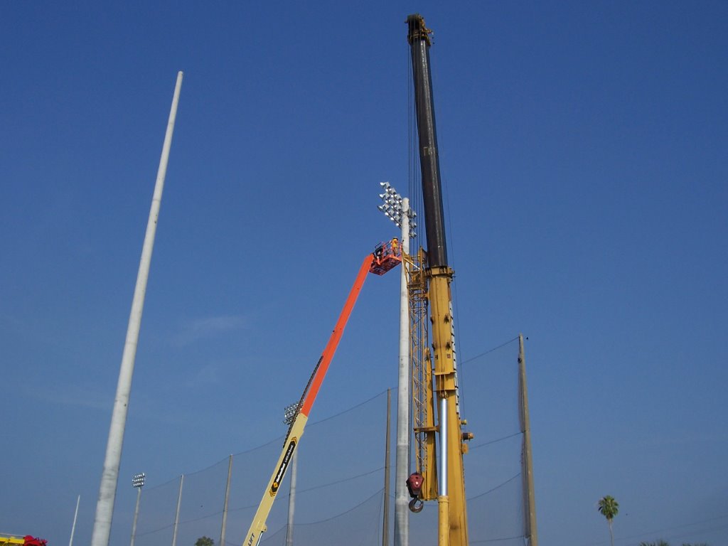 Baseball Lighting installation at University of Tampa