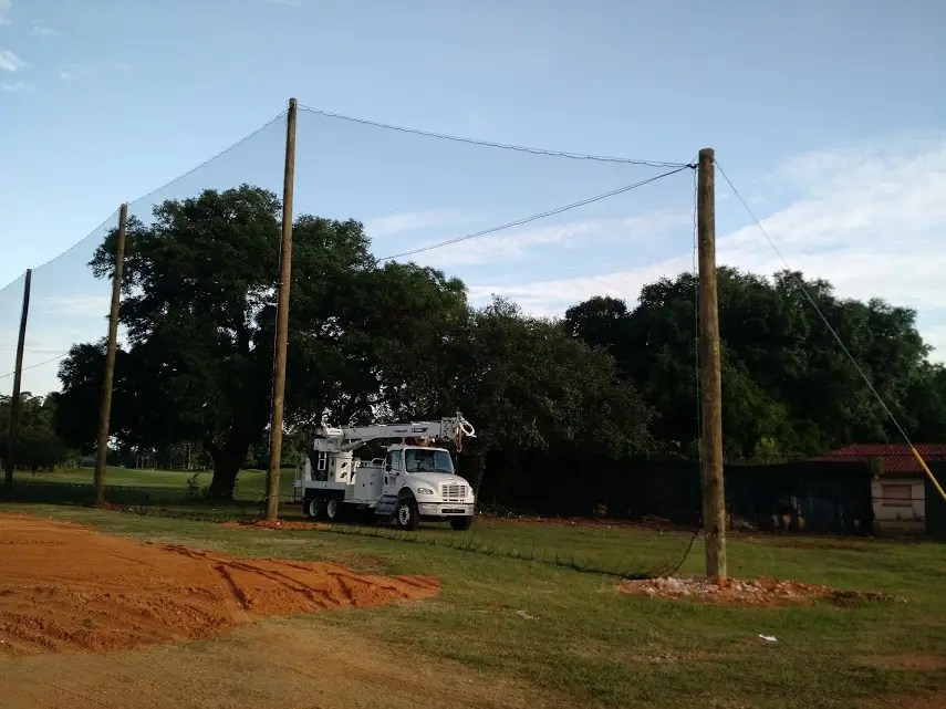 Tiered Golf Netting Structure