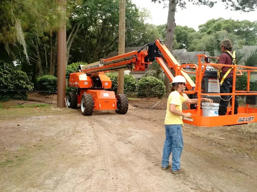 Golf Course Netting Install