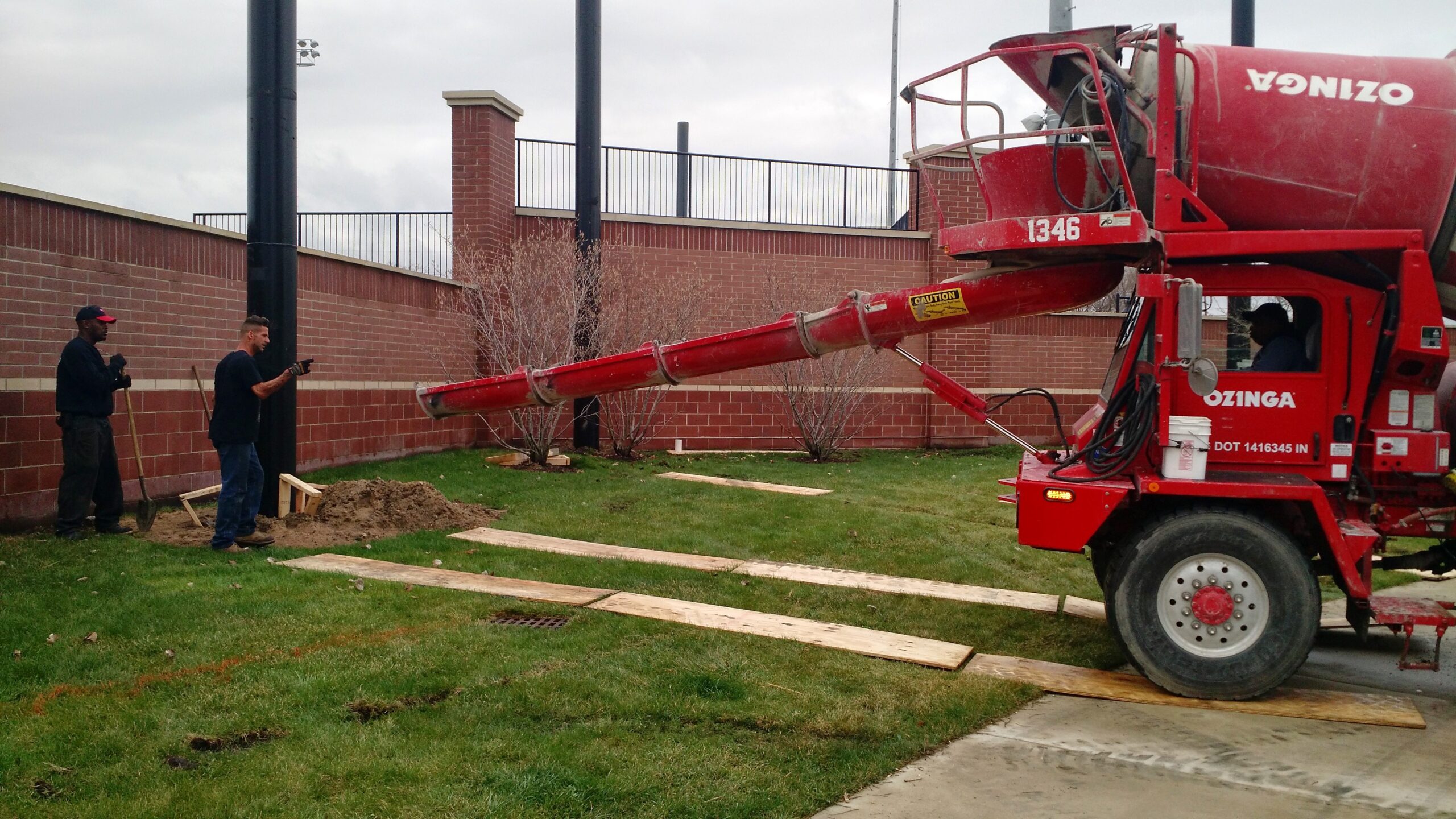 Barrier Netting Steel Pole Support