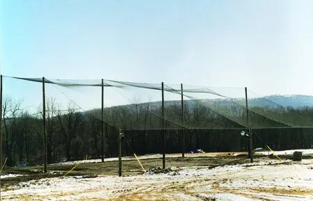 Custom Enclosed Batting Cage Netting Structure