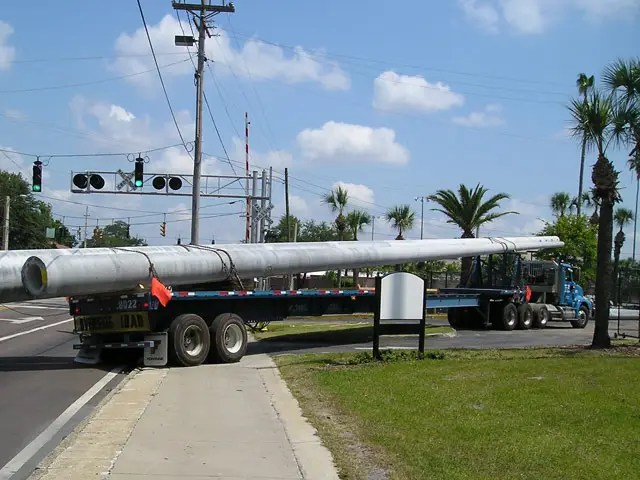 Spun Concrete Pole Baseball Lighting