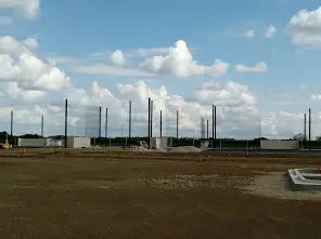 Sports Complex Netting Systems Install