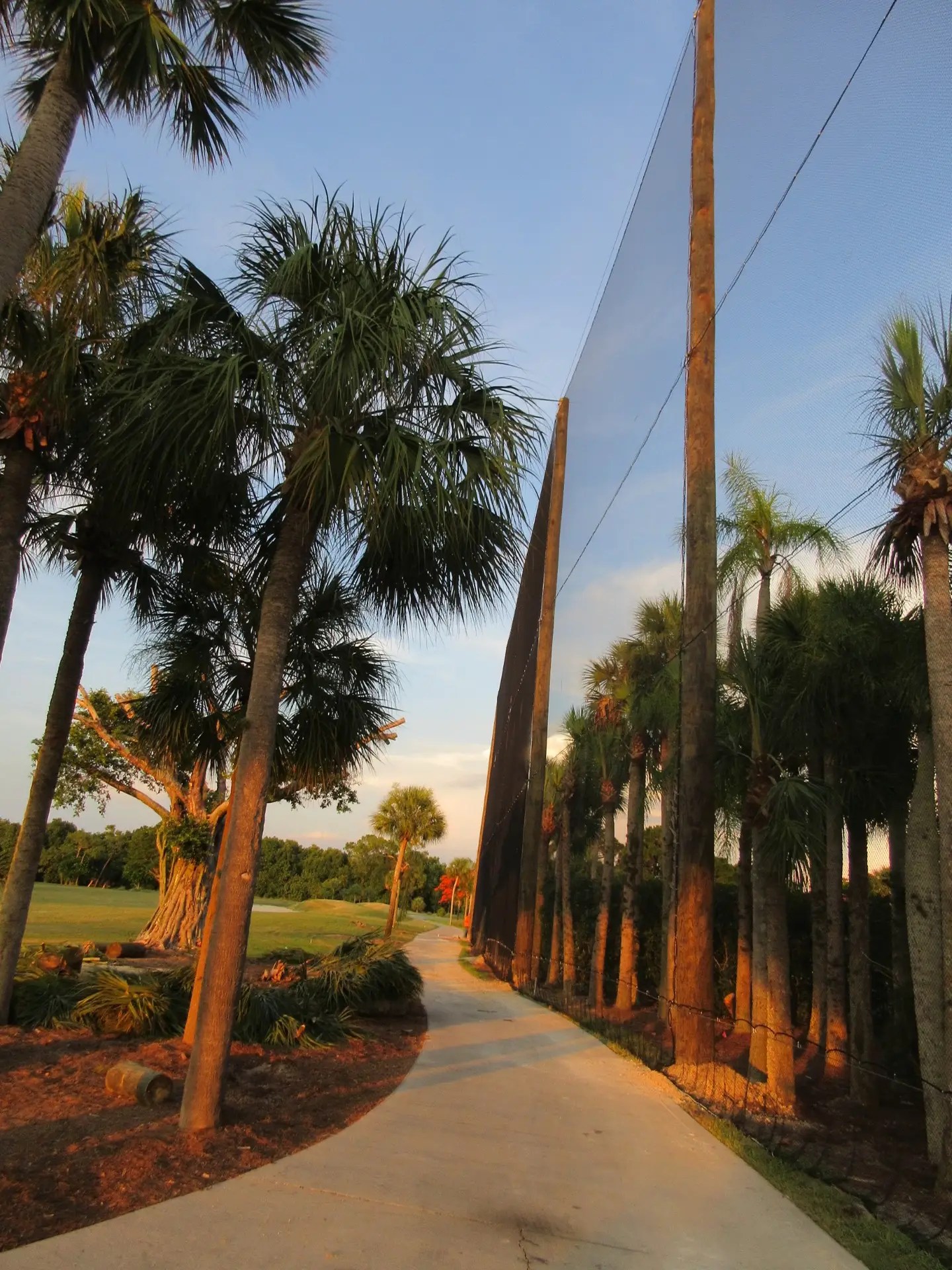 Sports Barrier Netting Protecting Tennis Courts
