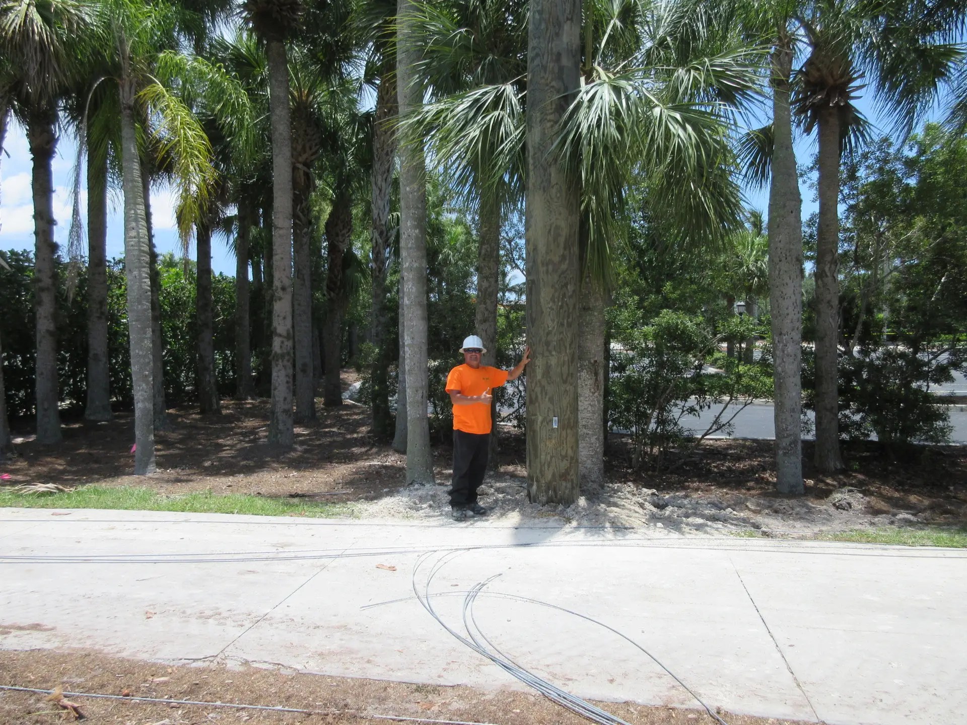 Support Pole Installation