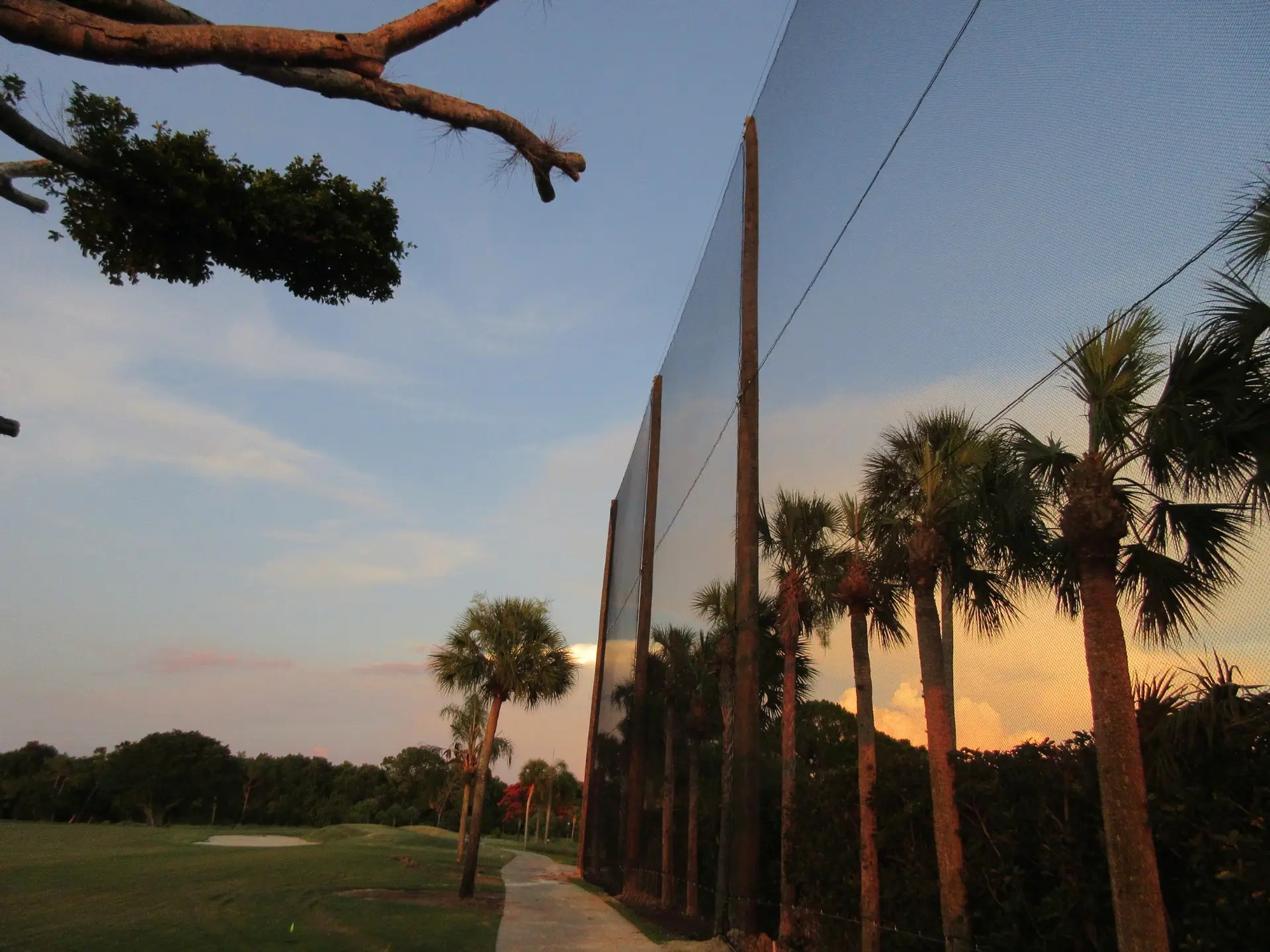 Barrier Netting for Golf Courses