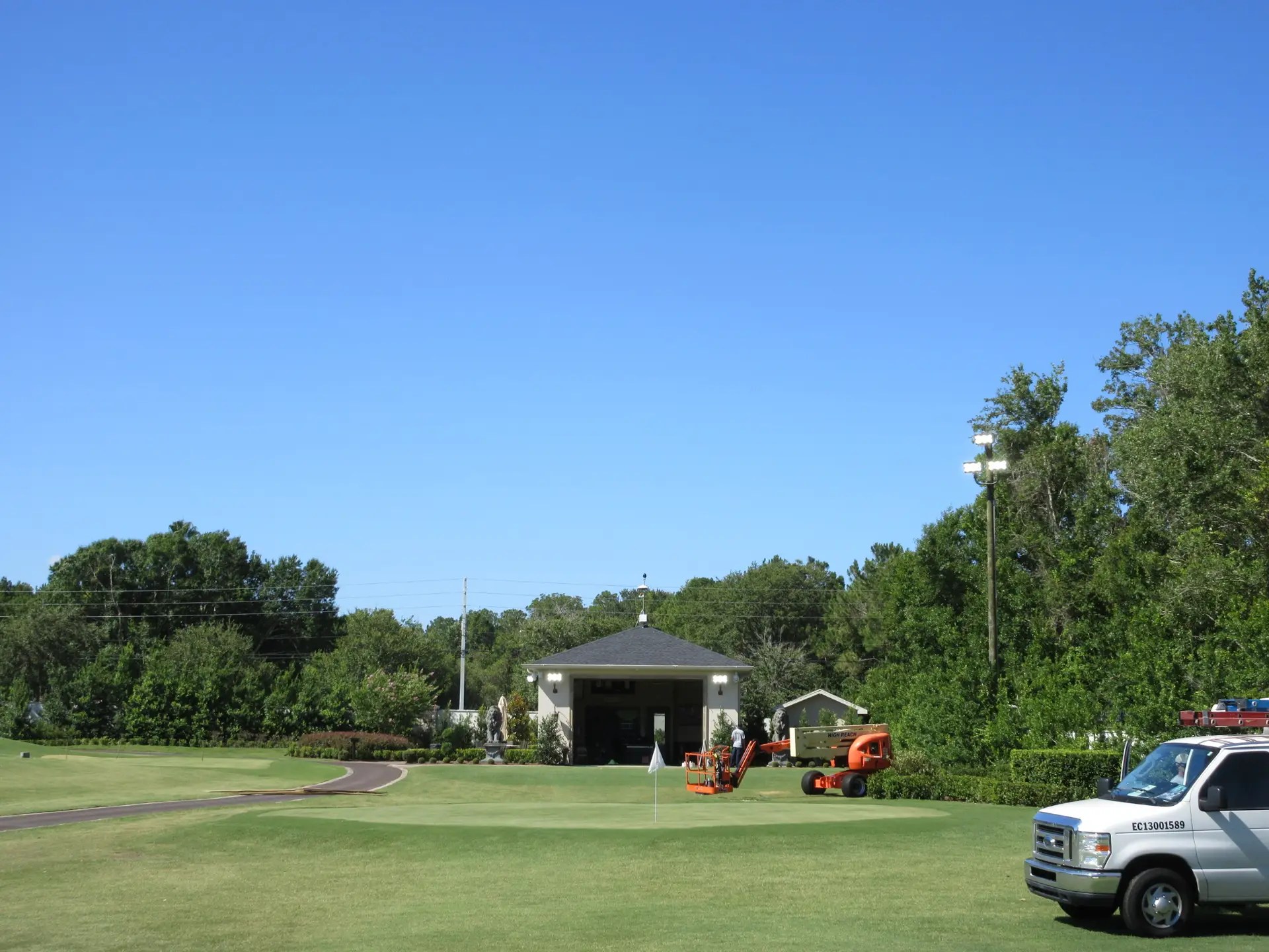 Driving Range Lighting Installation
