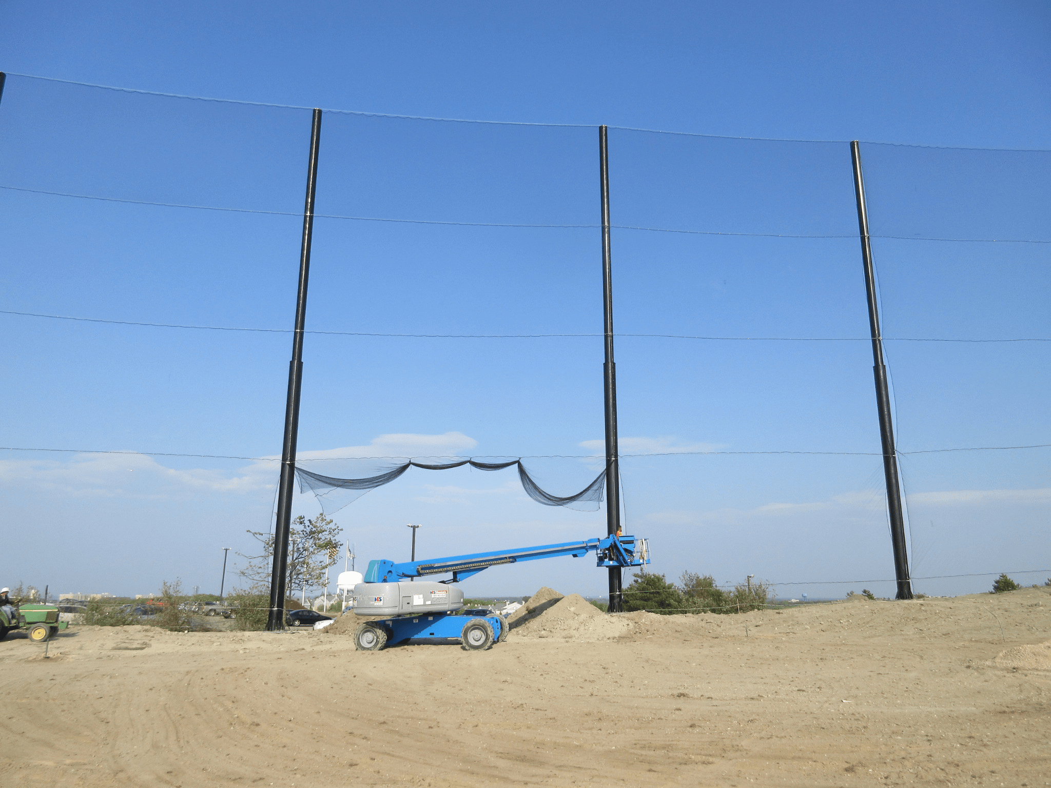 Golf Netting Panel Installation for Driving Range Netting