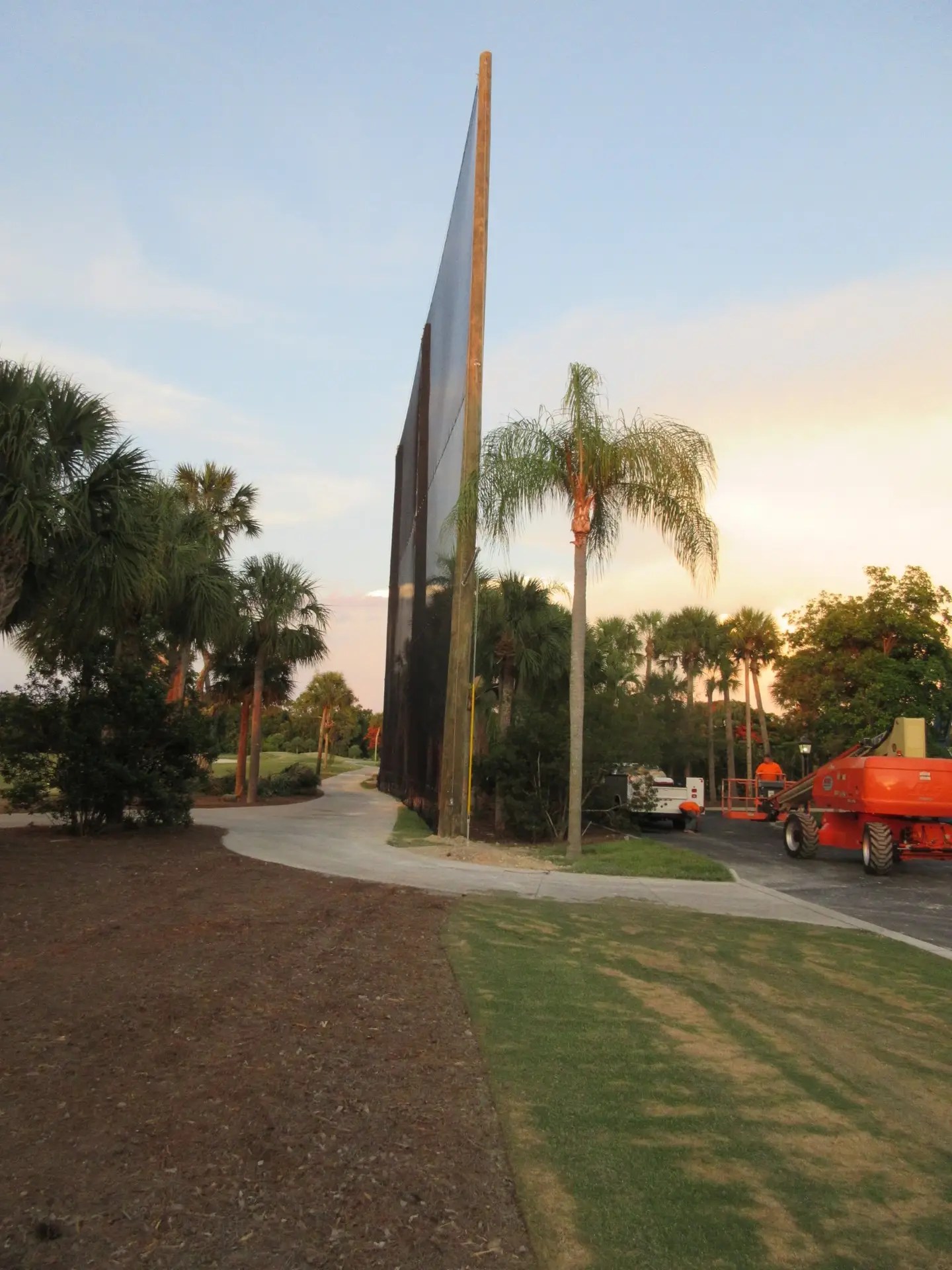 Barrier Golf Netting Install