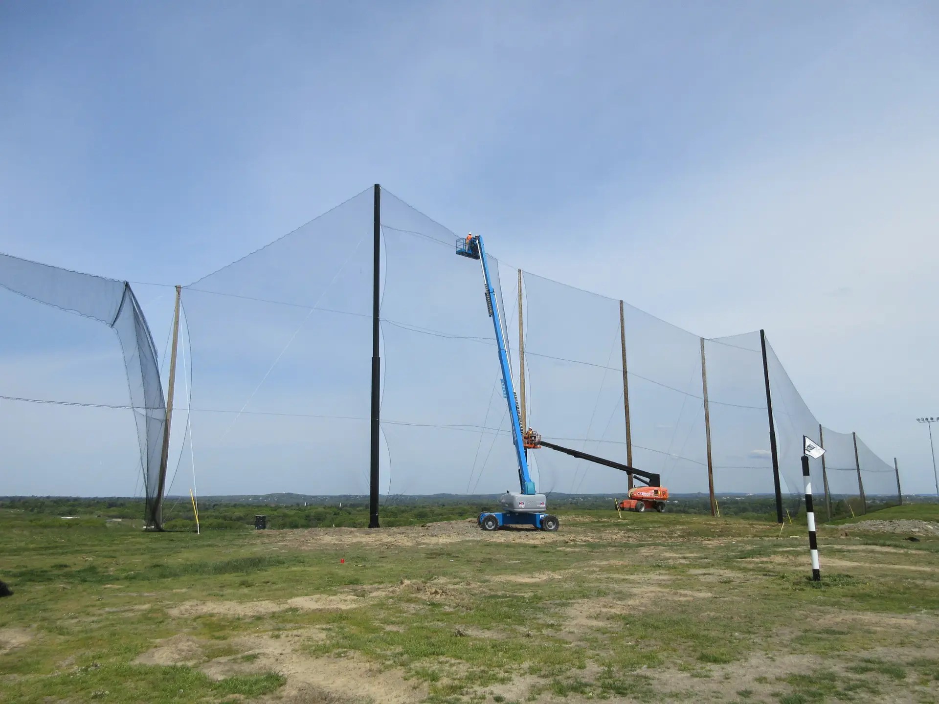Golf Netting Panel installation