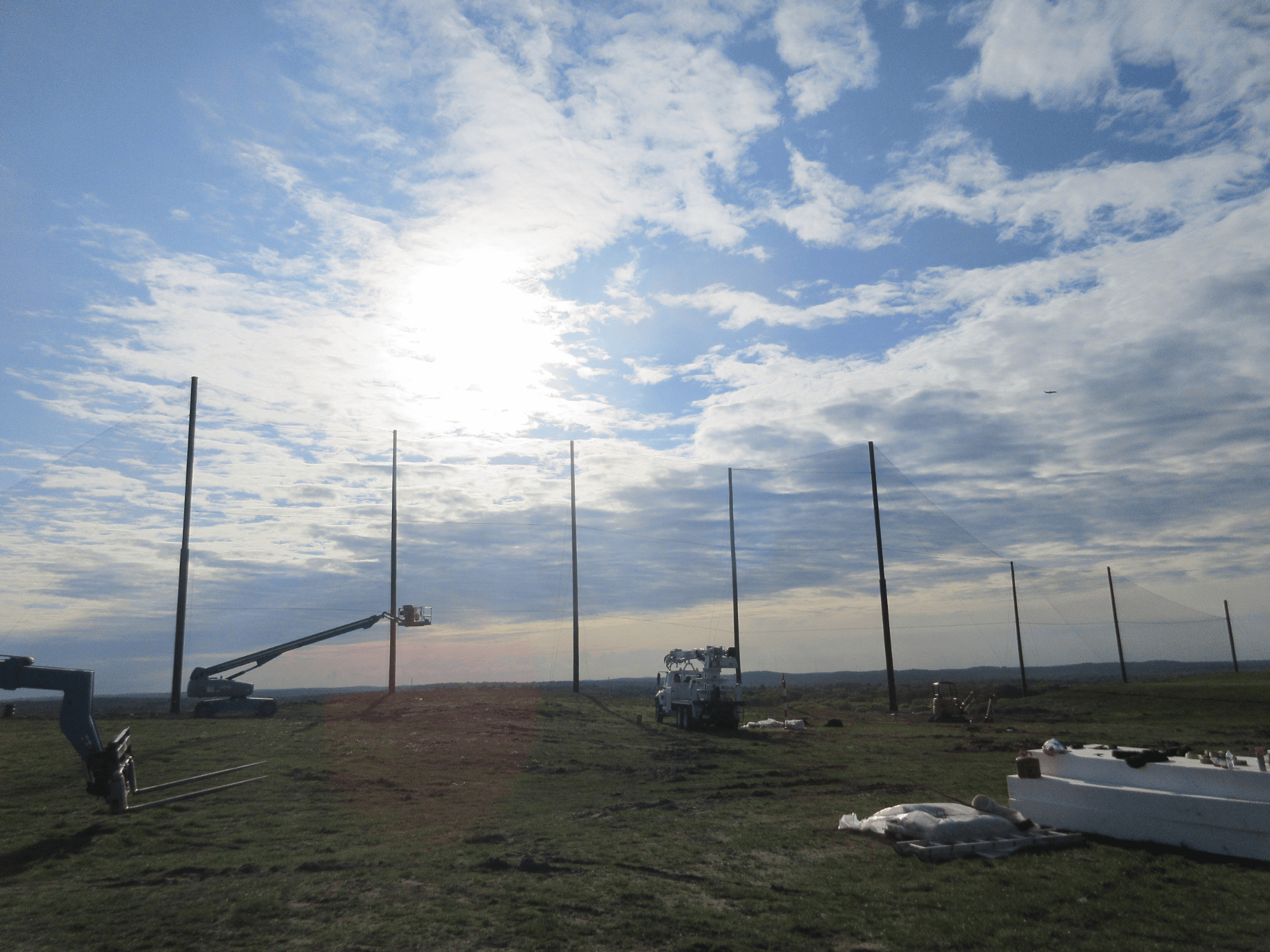 Golf Course and Driving Range Net installation