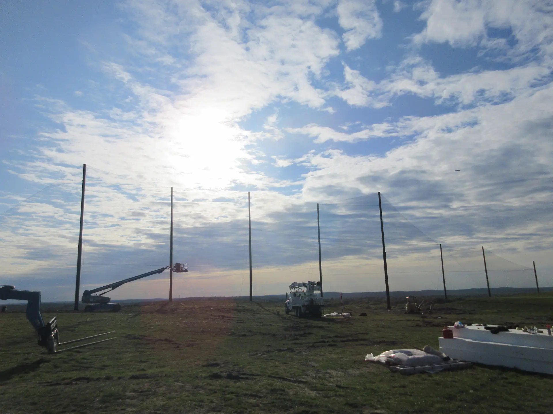 Golf Course and Driving Range Net installation