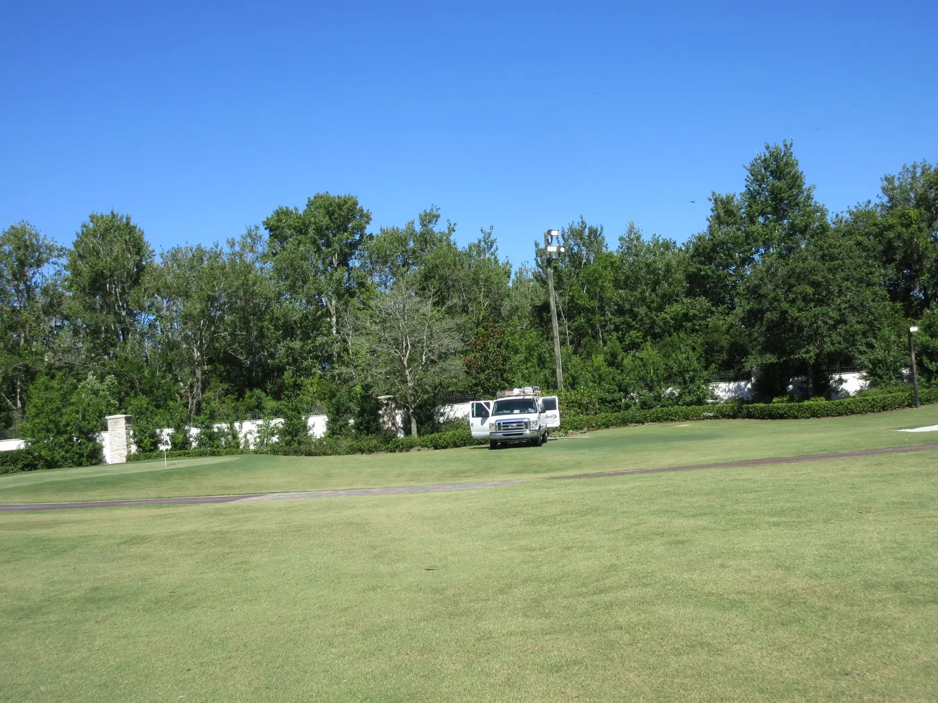 LED Driving Range Lighting