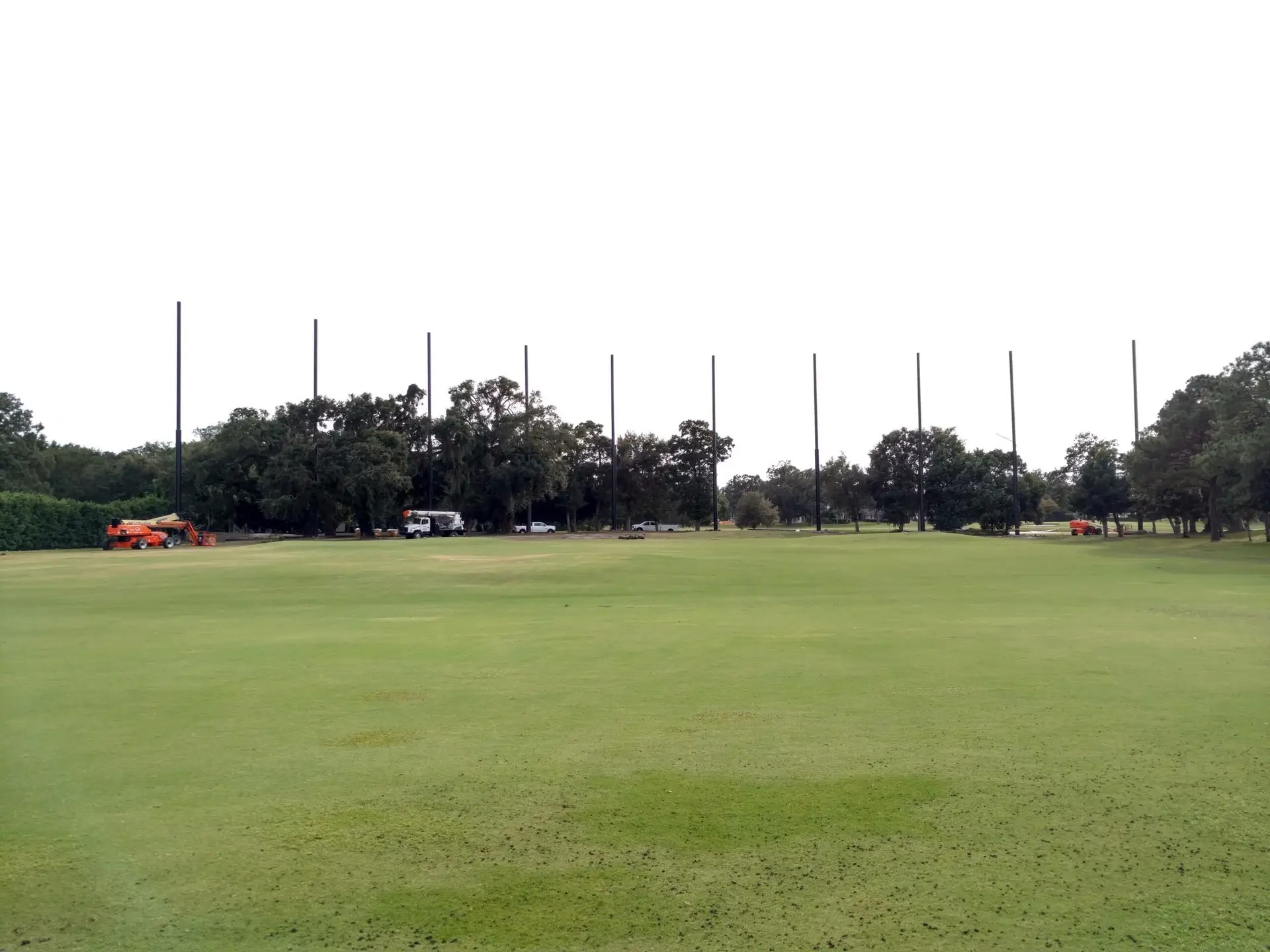 108′ Steel Golf Barrier Netting Structure – Country Club of Orlando