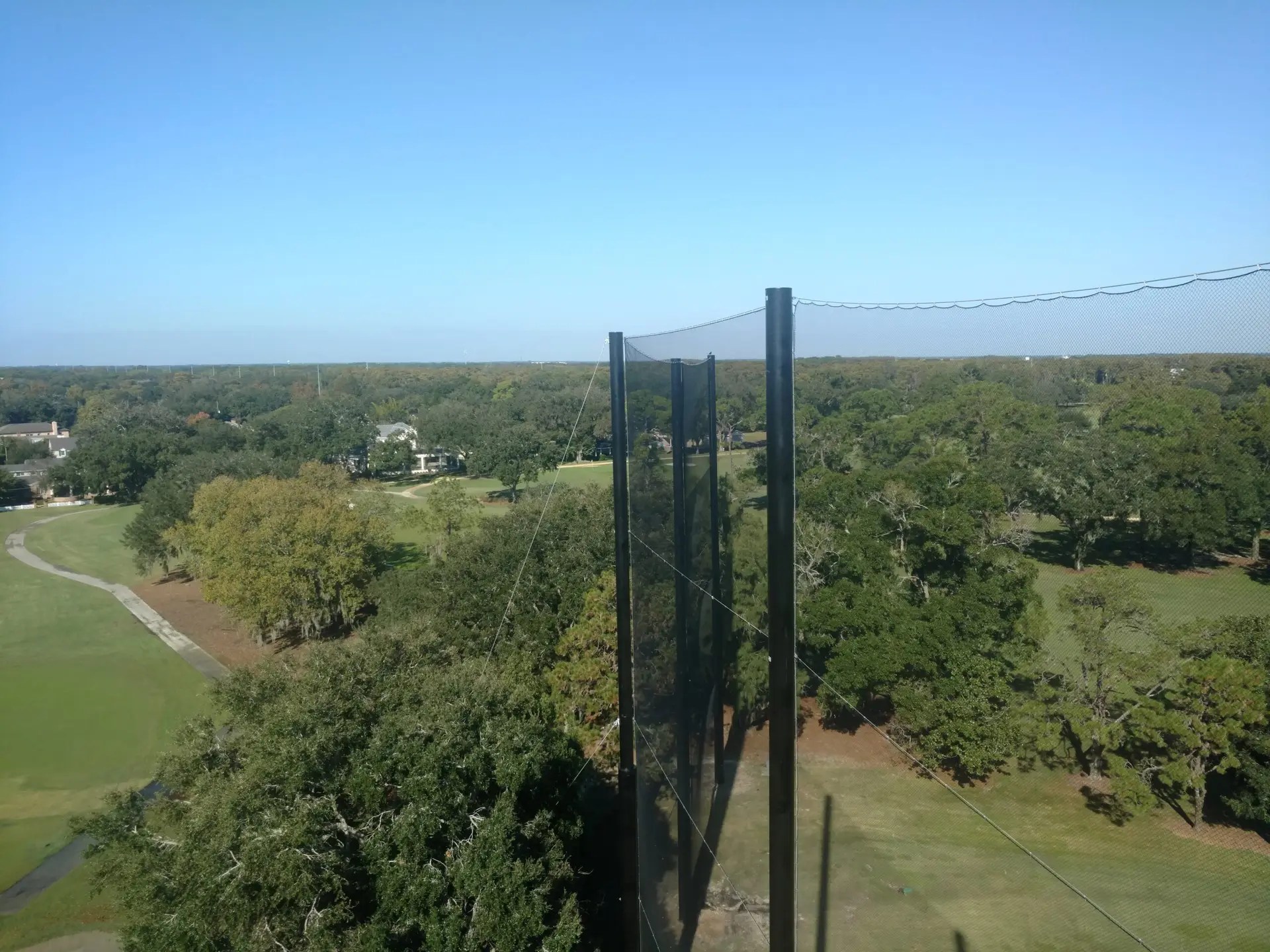 108′ Steel Golf Barrier Netting Structure – Country Club of Orlando
