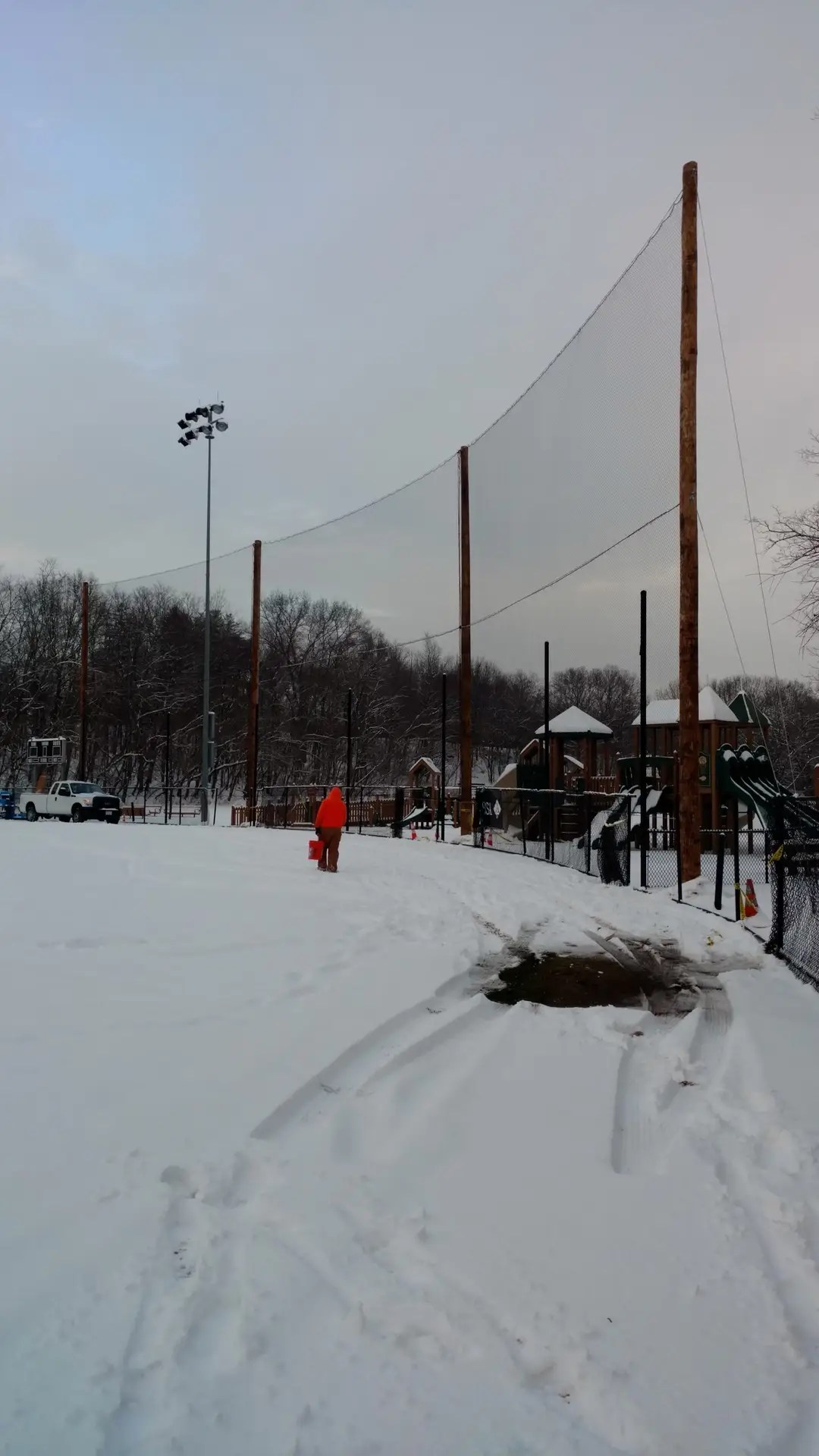 Barrier Netting Structure-Town of Arlington, MA Recreation