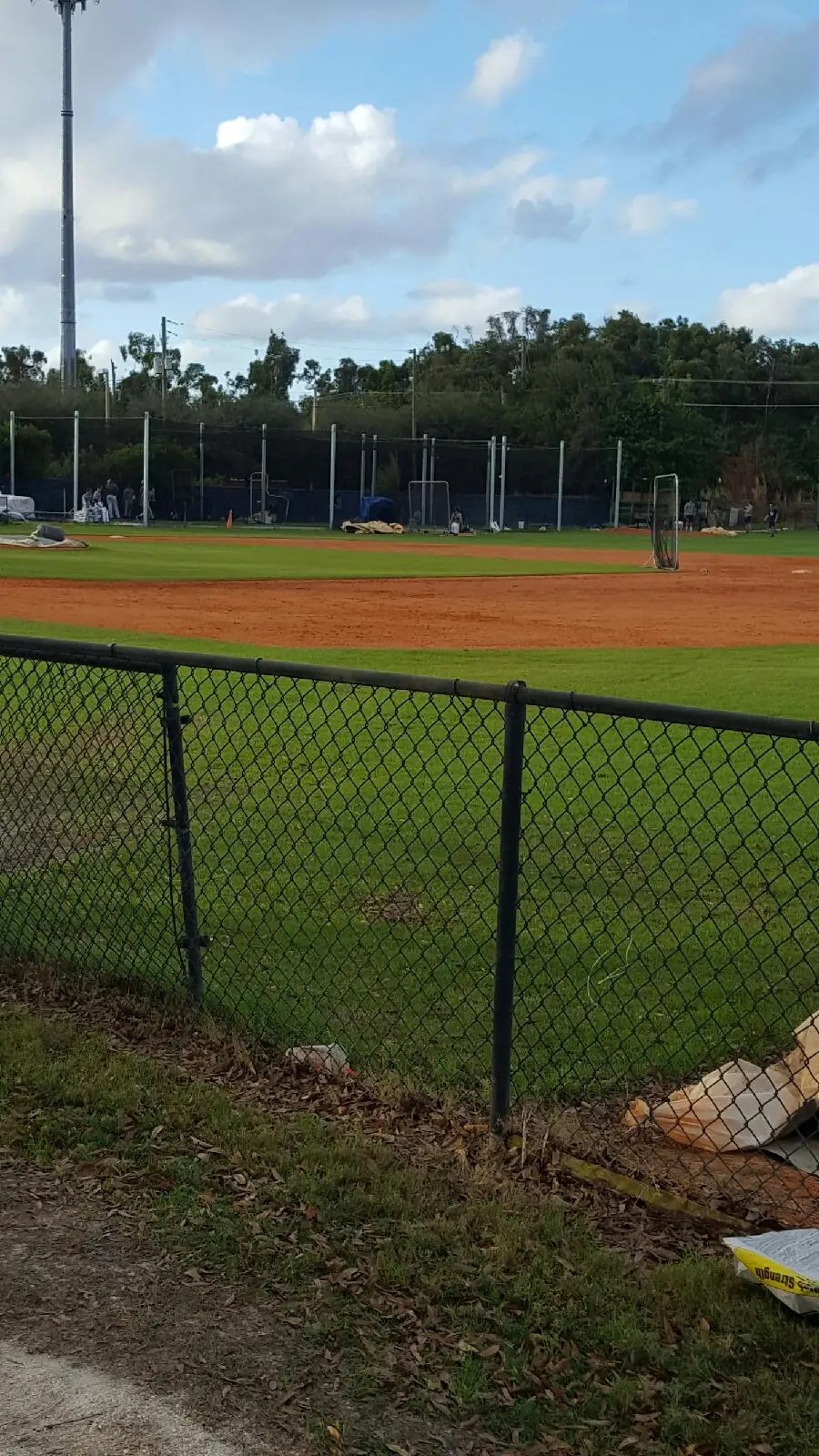 Perimeter Netting & Batting Cage Installation – Keiser University, FL