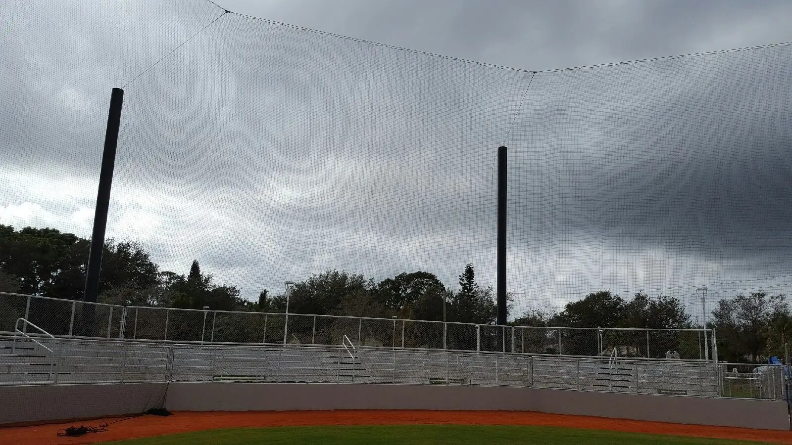 Baseball Backstop Installation – North Broward Prep, FL