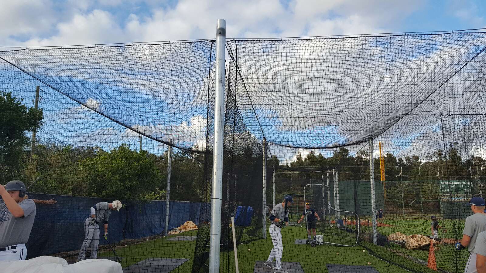 Perimeter Netting & Batting Cage Installation – Keiser University, FL