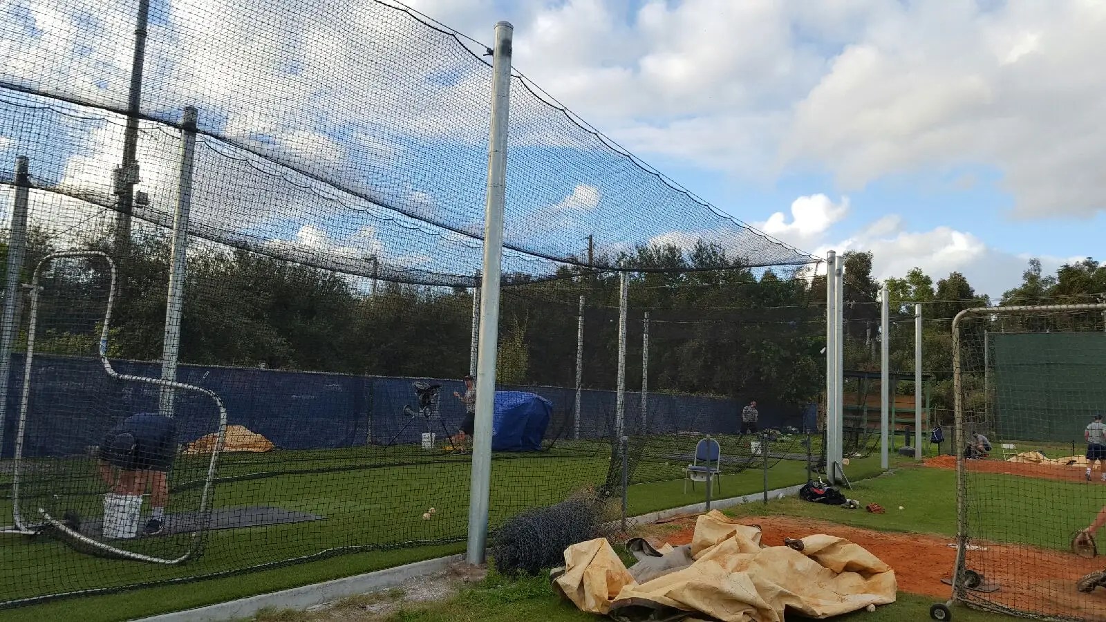 Perimeter Netting & Batting Cage Installation – Keiser University, FL