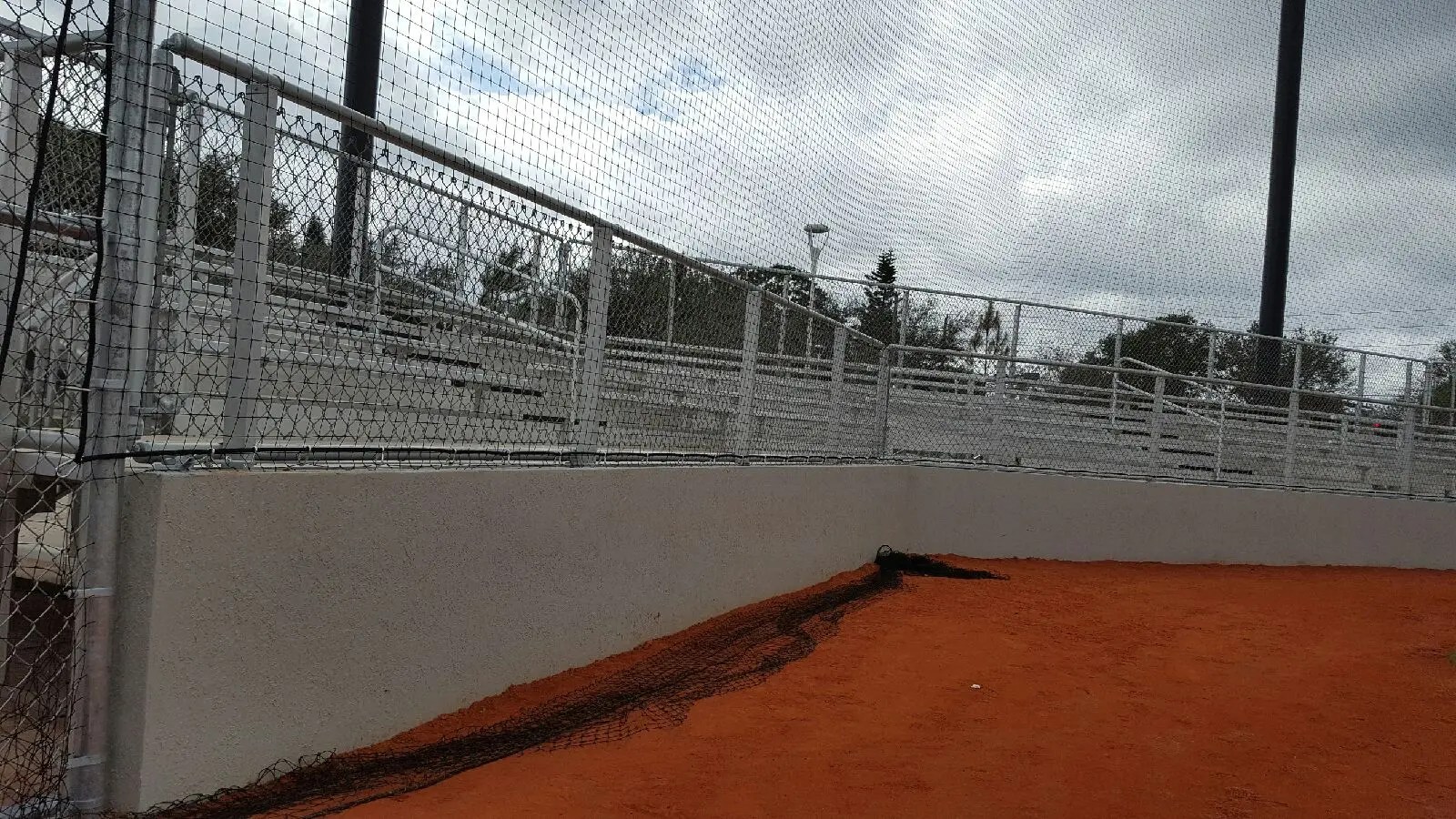 Baseball Backstop Installation – North Broward Prep, FL