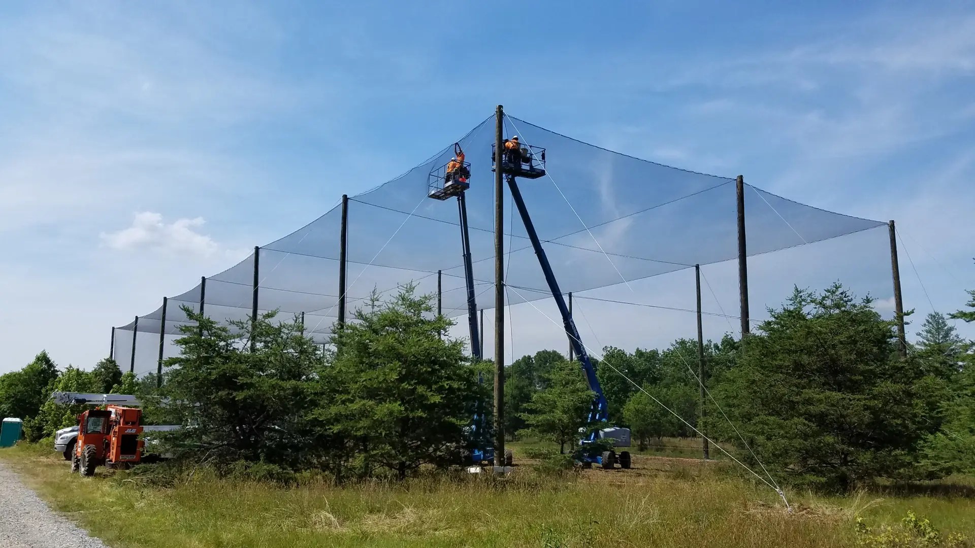 Netted UAS (Unmanned Aerial Systems) Flight Area/Drone Enclosure - University of Maryland