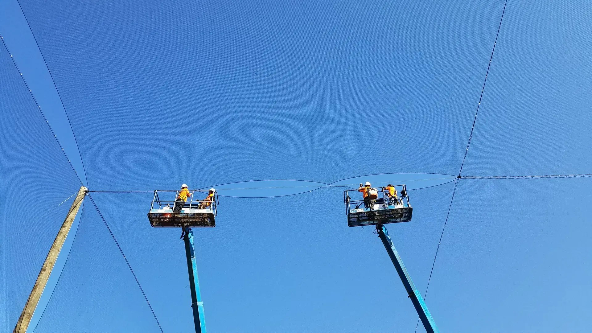 Netted UAS Flight Area/Drone Enclosure – University of Maryland