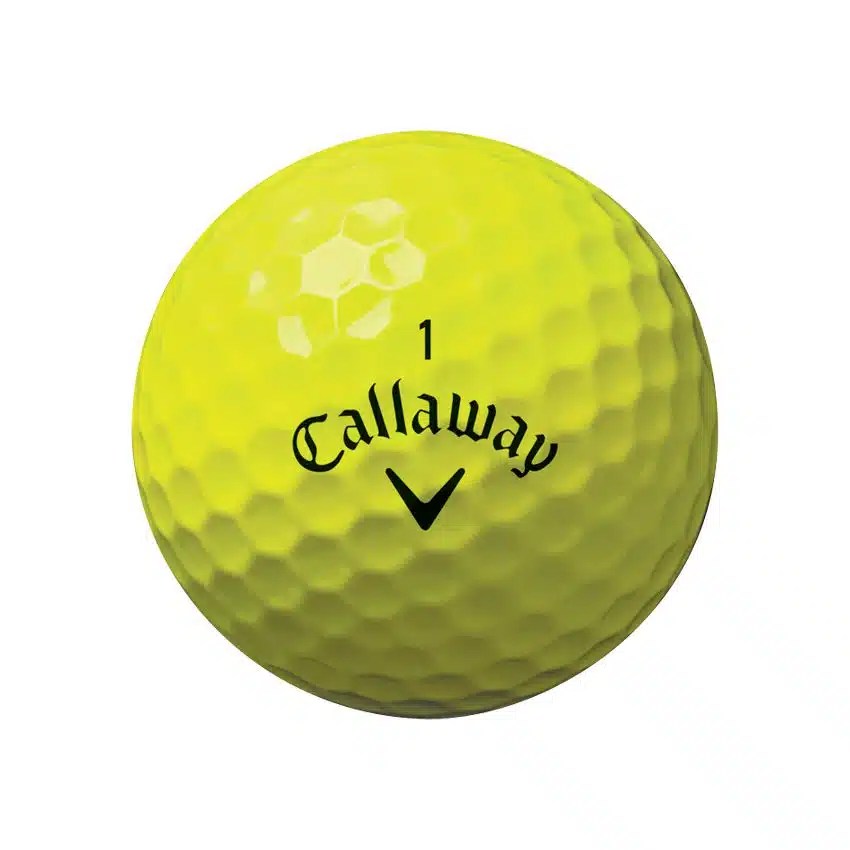 callaway chrome soft x yellow