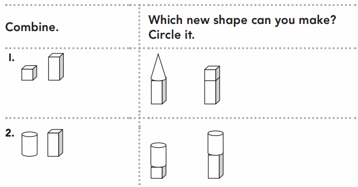 Go Math Grade 1 Answer Key Chapter 11 Three-Dimensional Geometry 52.1